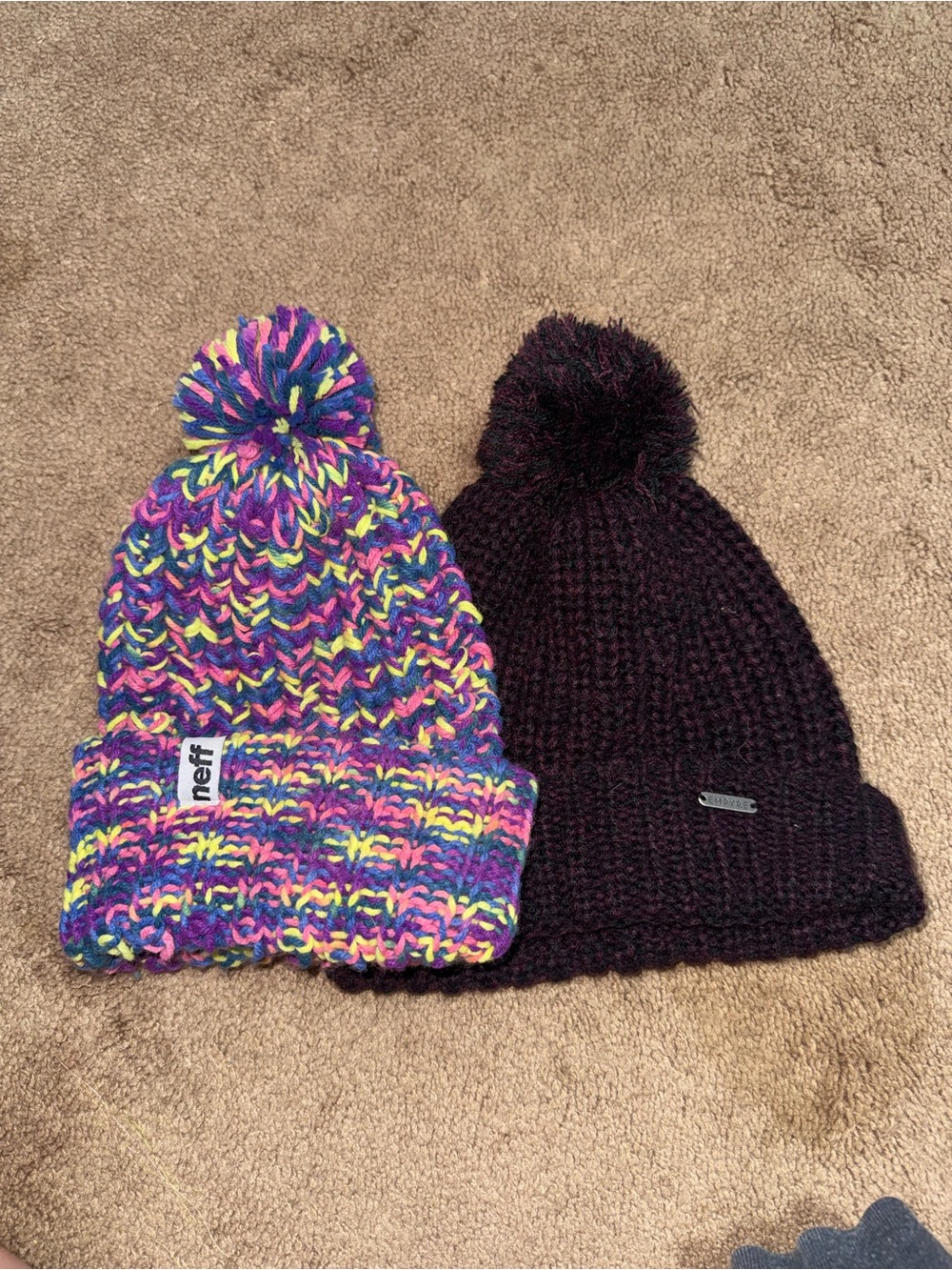 Neff and Empyre Brand Beanies